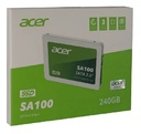 Disco sólido Acer SA100 240Gb Sata 3 6Gb/s 2,5Inc 7mm BL.9BWWA.102