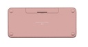 Teclado LOGITECH PEBBLE KEYS 2 K380S Wireless SP Rosa 920-011785