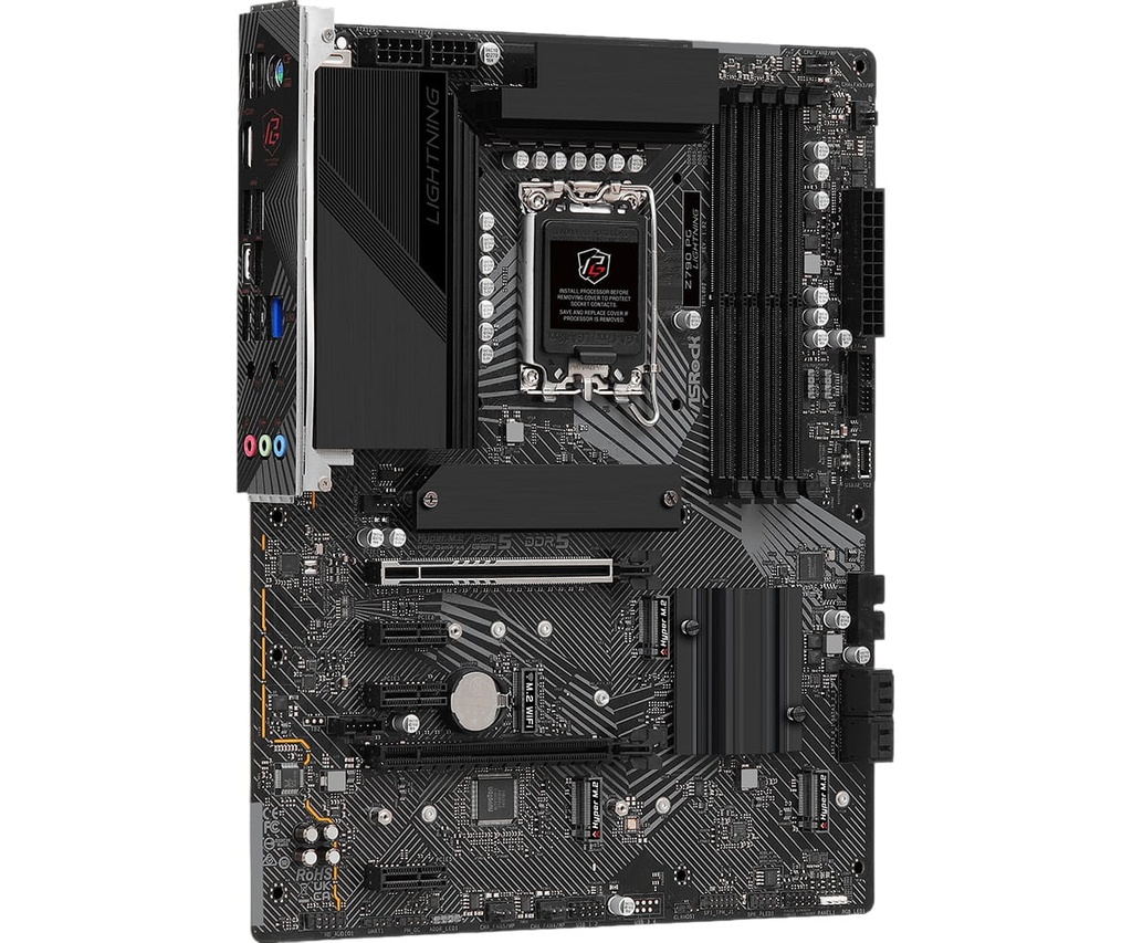 Mbo Asrock Z790 Lightning Wifi Phantom Gaming LGA1700 DDR5 4 slots HDMI Display Port 2,5G Lan Wifi ATX  90'MXBM80'A0UAYZ