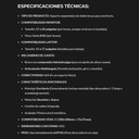 Soporte Para Monitor Quasad Doble Brazo para Escritorio Mon-17-32inch con Bandeja para Laptop De 11-17inch QARM QARML