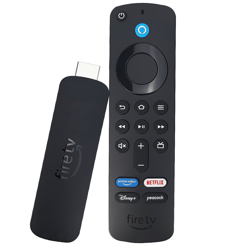 Adaptador Amazon Fire Tv Stick 4k 2nd Gen Wifi 6 con Alexa HDR Voice Remote Control Dolby Vision-Atmos Negro 840268935092