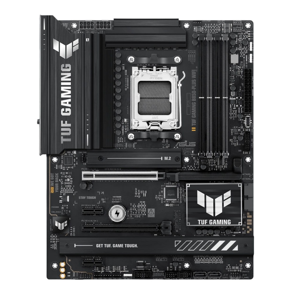 MBO ASUS TUF B850-Plus Wifi AM5 AMD Ryzen 9000 DDR5-8000Mhz BT DP HDMI 10usb PCIe 5.0 ATX