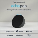 Parlante Echo Pop Inteligente Alexa Amazon Negro UPC 840268907235