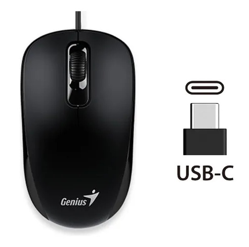 Mouse Optico Genius DX-110 USB C Black