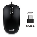 Mouse Optico Genius DX-110 USB C Black