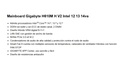 Mbo Gigabyte H610M H V3 DDR4 14VA LGA1700 2DDR4 D-SUB HDMI M.2 USB3.2 PCIe4.0 micro-ATX