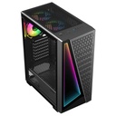 Case Gaming Gamemax PRISM /1*USB 3.0/2*USB 2.0/1*HDD/2*SSD/CHASIS NEGRO ATX/VIDRIO TEMPLADO/3*VENTILADORES INTERNO/SIN FUENTE