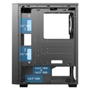 Case Gaming Gamemax PRISM /1*USB 3.0/2*USB 2.0/1*HDD/2*SSD/CHASIS NEGRO ATX/VIDRIO TEMPLADO/3*VENTILADORES INTERNO/SIN FUENTE