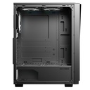 Case Gaming Gamemax PRISM /1*USB 3.0/2*USB 2.0/1*HDD/2*SSD/CHASIS NEGRO ATX/VIDRIO TEMPLADO/3*VENTILADORES INTERNO/SIN FUENTE