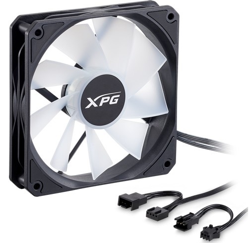 Cooler XPG Vento R 120 ARGB PWM 3 Fans para pc de 120mm Vento R 120 ARGB PWM  VENTOR120ARGBPWM3C