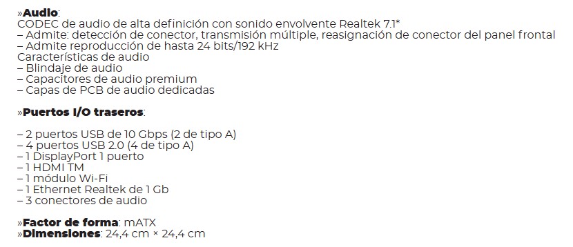 Mbo Asus Prime B760m-a Ax6 Lga-1700 Intel 14va. 4ddr5 Wifi Dp Hdmi 3m.2 12usb Pcie 4.0 Matx