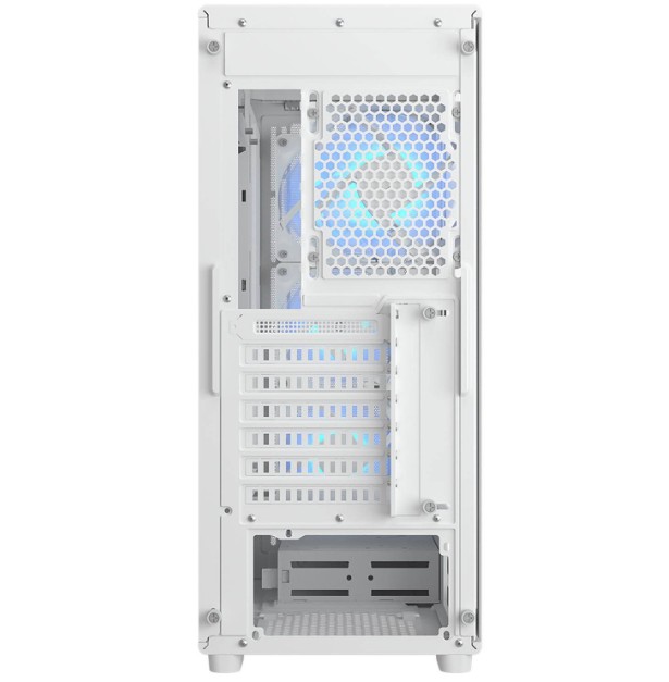 Case Cougar Gamer MX220 RGB vidrio templado Mid-Tower no incluye fuente de poder blanco 382AC80.0002