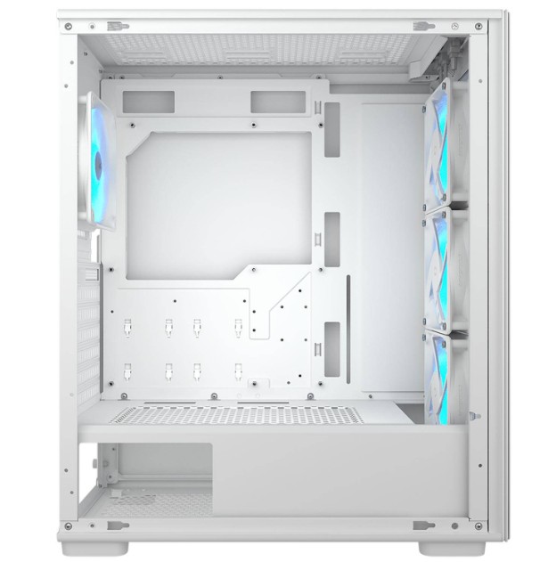 Case Cougar Gamer MX220 RGB vidrio templado Mid-Tower no incluye fuente de poder blanco 382AC80.0002