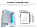 Case Cougar Gamer MX220 RGB vidrio templado Mid-Tower no incluye fuente de poder blanco 382AC80.0002