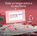 TECLADO + MOUSE LOGITECH POP ICON INALAMBRICO ROSE 920-013053