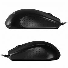 Mouse Quasad QM-703U con Cable USB Black 1000DPI