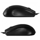 Mouse Quasad QM-703U con Cable USB Black 1000DPI