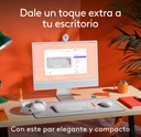 TECLADO + MOUSE LOGITECH POP ICON INALAMBRICO WHITE 920-013055