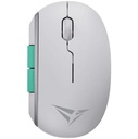Combo Teclado + Mouse Alcatroz Tetriz Air 300C Winter White Multidispositivo Recargable Inalambrico Bt