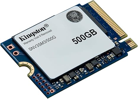 SSD Kingston NV3 M.2 de 500Gb NVME SNV3SM3/500G 2230  PCIe 4.0 x 4 NVMe 5000-3000MB-s
