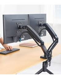 Soporte doble Monitor ENV ARM DUAL AXIS para Monitores de 17 a 32Pulg Piston a gas