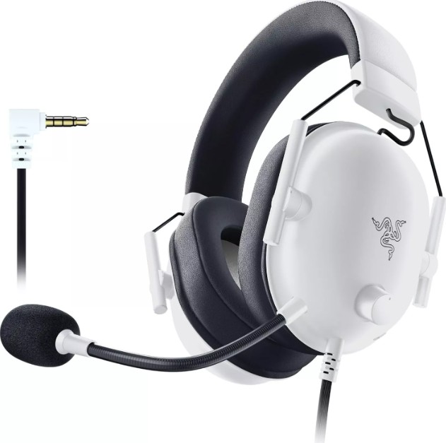 HEADSET RAZER BLACKSHARK V2 X WHITE EDITION 3,5MM MULTIPLATAFORMA PC MAC PS5 XBOX SWITCH CELULAR PN: RZ04-03240700-R3U1