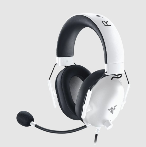 HEADSET RAZER BLACKSHARK V2 X WHITE EDITION 3,5MM MULTIPLATAFORMA PC MAC PS5 XBOX SWITCH CELULAR PN: RZ04-03240700-R3U1
