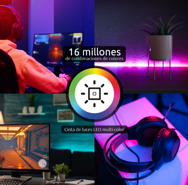 Nexxt Home NHBS613 Smart Led  Light Strip RGBIC 5m 110/220v