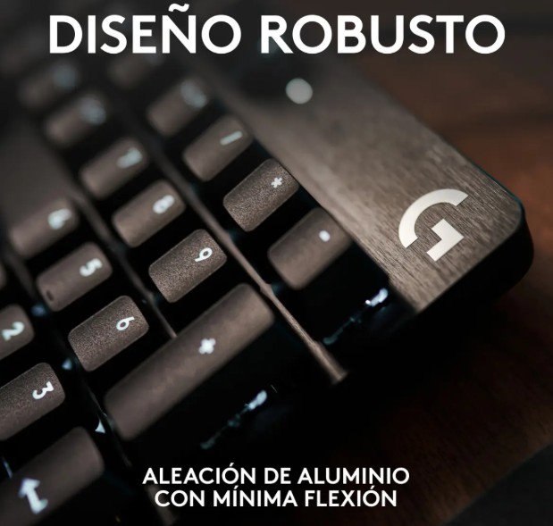 Teclado Logitech Gaming G413 TKL SE Mecanico Version Black Led White Switches Tactile 920-010442