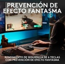 Teclado Logitech Gaming G413 TKL SE Mecanico Version Black Led White Switches Tactile 920-010442