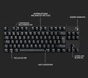 Teclado Logitech Gaming G413 TKL SE Mecanico Version Black Led White Switches Tactile 920-010442