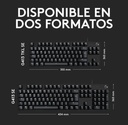 Teclado Logitech Gaming G413 TKL SE Mecanico Version Black Led White Switches Tactile 920-010442