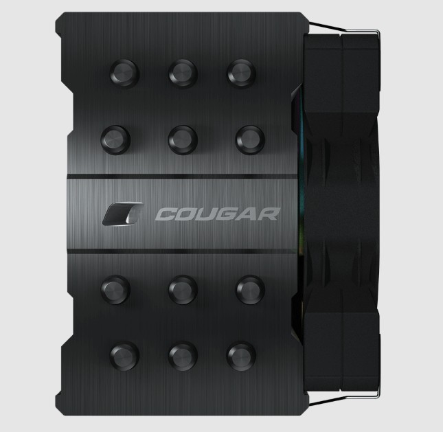 CPU COOLER Cougar Forza 85 ARGB Enfriamiento por aire 1 fan LGA1700 AM4/AM5 CGR-FZA85-ARGB