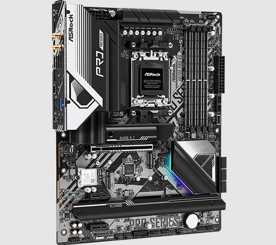 Tarjeta Madre Asrock X670E PRO RS AMD AM5 DDR5 4 slots HDMI 2.5 LAN WiFi + BT ATX