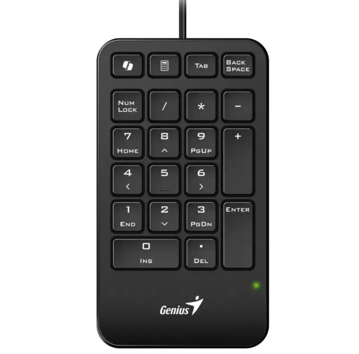 Teclado Genius Numpad 125 USB-C Numerico Black