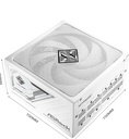Fuente de poder Asrock Steel Legend SL-850GW 850 watts certificacion 80 plus gold modular ATX blanca