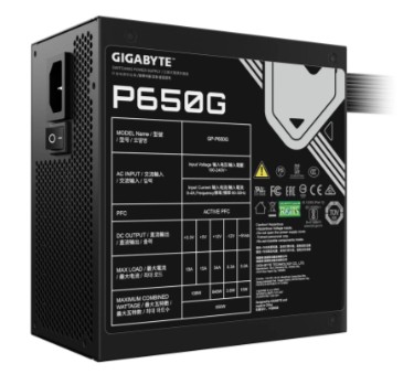 Fuente de Poder Gigabyte P650G PG5 80Plus Gold ATX GP-650G PG5