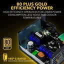FUENTE DE PODER ARMAGGEDDON VOLTRON GOLD 600 Certificacion 80Plus Gold