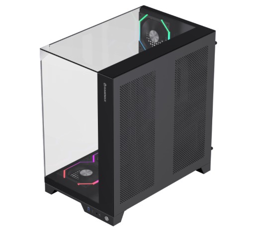Case Gaming Gamemax Infinity Pro Black ATX con Vidrio Templado y USB tipo C