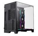 Case Gaming Gamemax Infinity Pro Black ATX con Vidrio Templado y USB tipo C