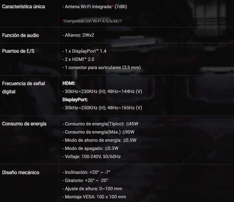 MONITOR ASROCK PG32QF2B PHANTOM GAMING 31.5Inch LED 2560x1440-165Hz 2HDMI DP Black