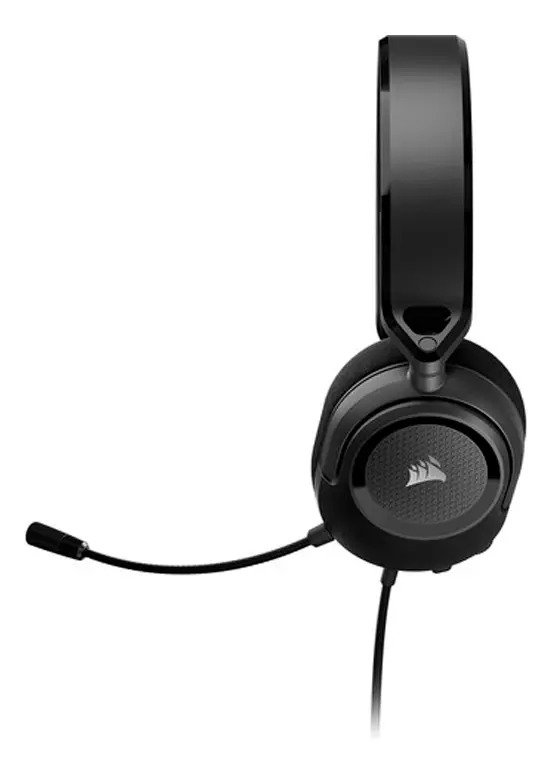 Audifono Gamer Corsair HS35 v2 Gaming cableado Carbon Carbon Negro Pc Mac Playstation Nintendo Switch