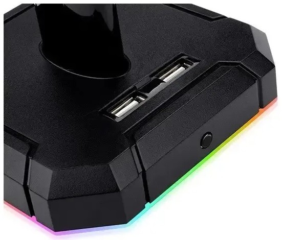 Stand para audifono Redragon Scepter pro rgb 4 usb HA300