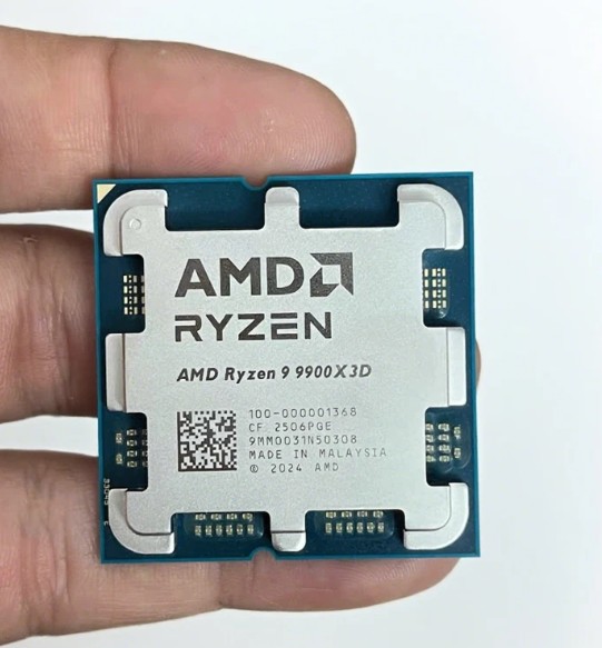 Procesador AMD ryzen 9 9900X3D 4.4GHz hasta 5.5GHz cache 128MB + 12MB socket AM5 no inc. disipador