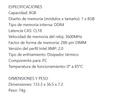 Memoria Ram Acer HT100 8Gb DDR4 3600Mhz con disipador Grey BL.9BWWA.235