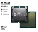 Procesador Amd Am5 Ryzen 5 8500g 3.4ghz 6c 12hilos 6mb-cache 65w Vid-740-radeon