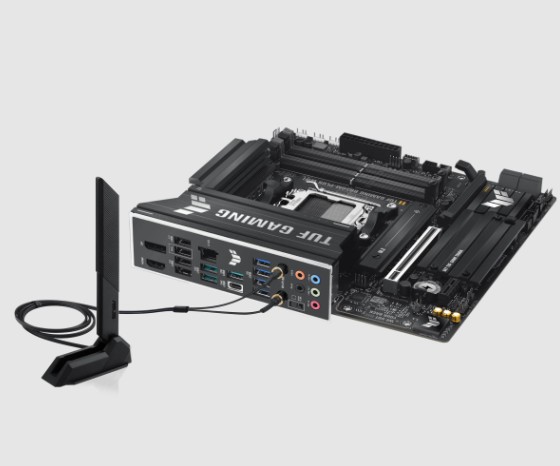 MBO ASUS TUF B850M-Plus Wifi AM5 AMD Ryzen 9000 DDR5-8000Mhz BT DP HDMI usb PCIe 5.0 mATX
