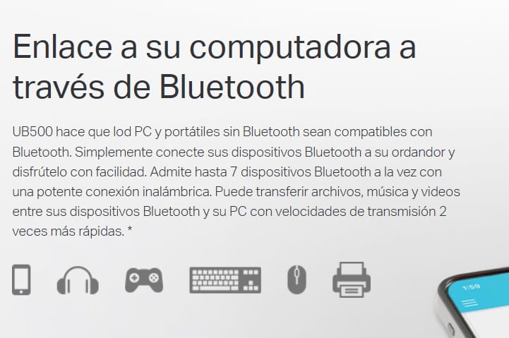 Bluetooth Tp-Link UB500 Nano USB Bluetooth 5,4