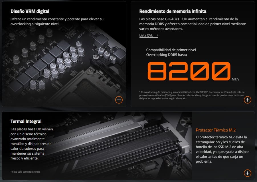Mainboard Gigabyte B850M D3HP AM5 ddr5 4 slots HDMI DP 10/100/1000 mATX