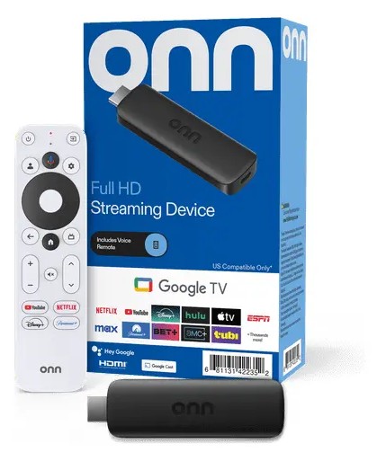 Onn. Google Tv Fhd Streaming Black 100133520
